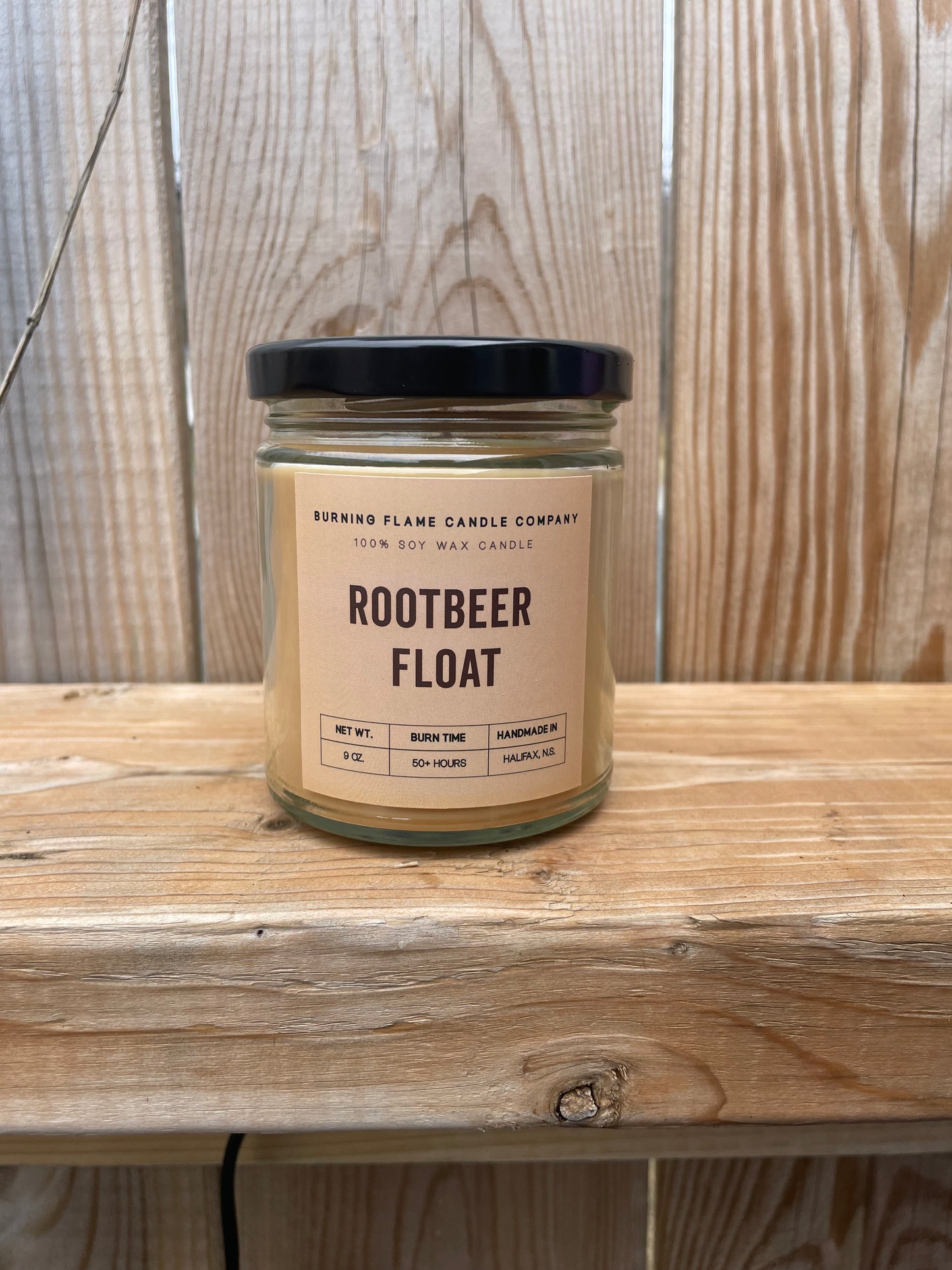 Root Beer Float Candle