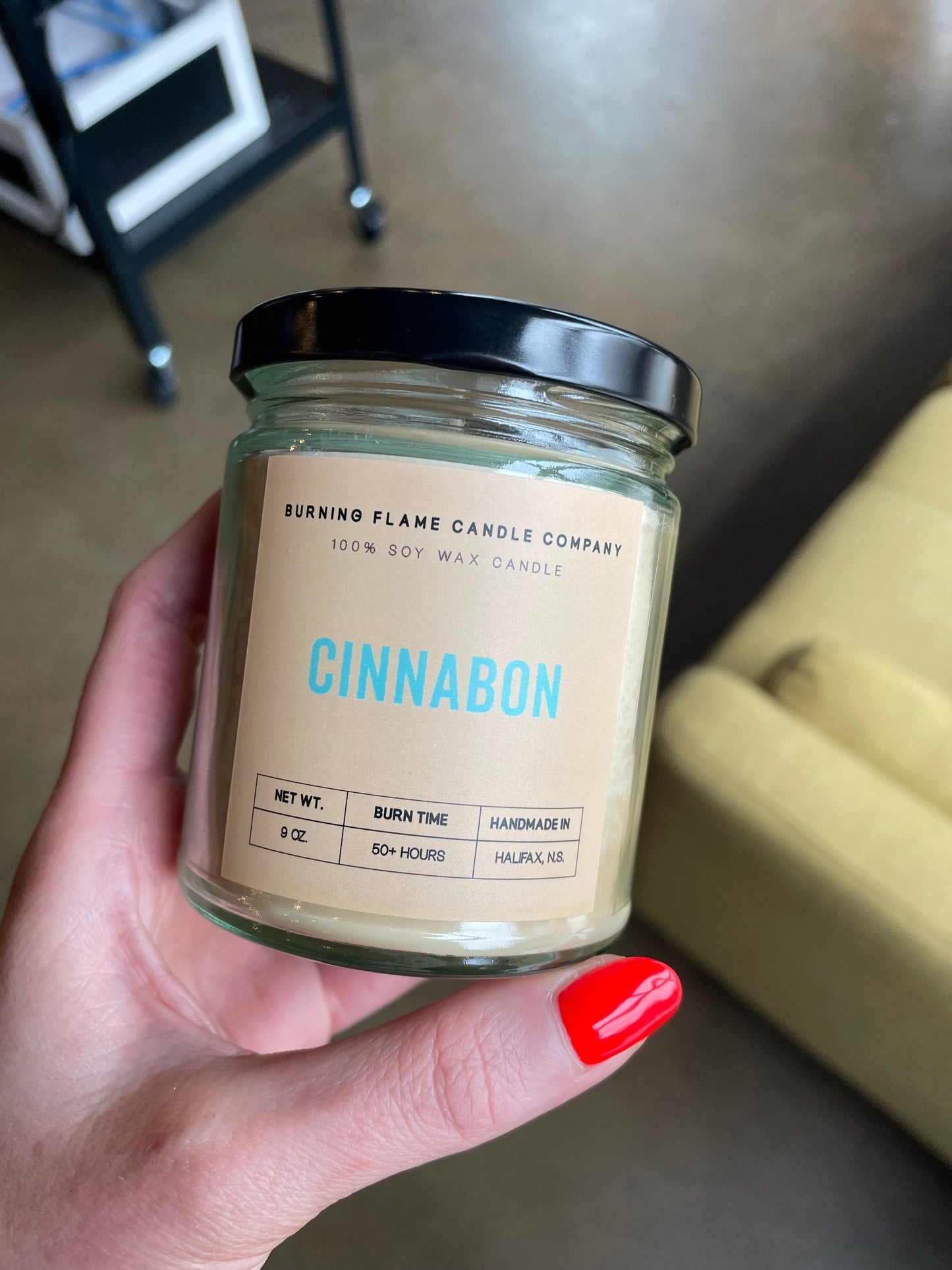 Cinnabon Candle